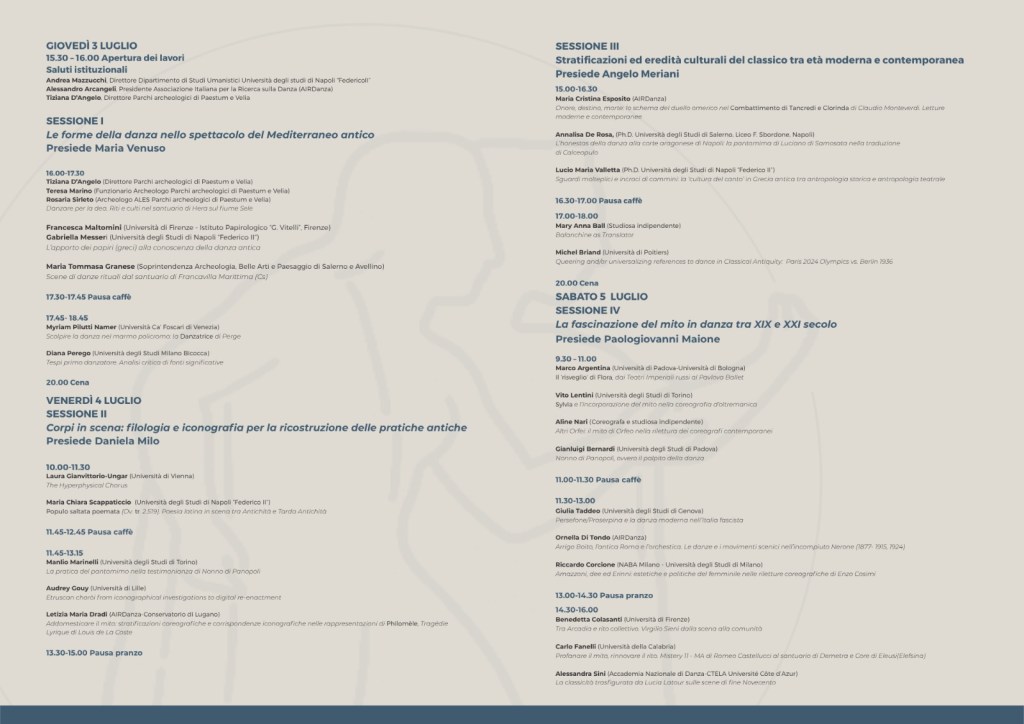 Convegno danza medioevale AIRDanza