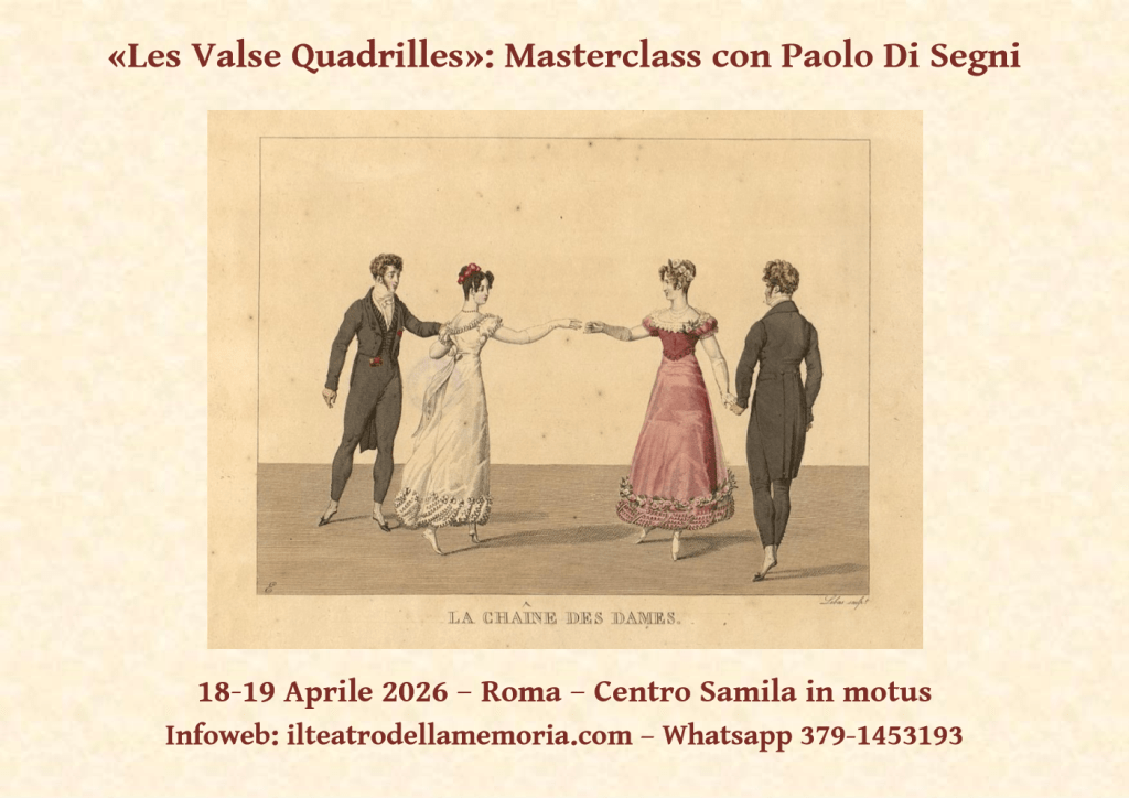 Waltz Quadrille Regency dance Paolo Di Segni